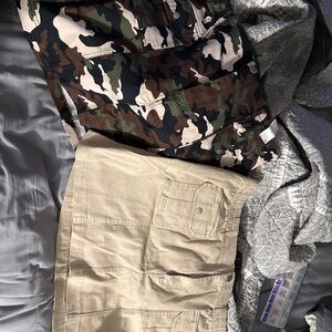 Rue21 Green and Tan Midi Skirt bundle deal